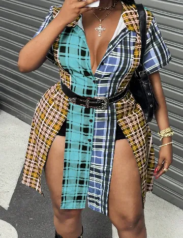 Camasa SHEIN CURVE, mix culori