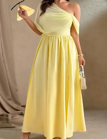 Rochie lunga SHEIN CURVE, galben