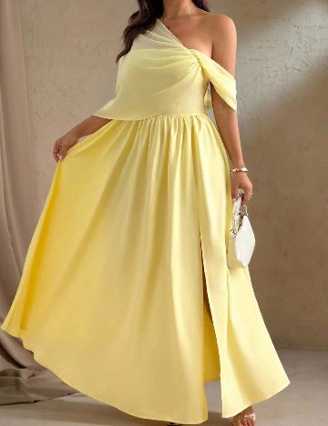 Rochie lunga SHEIN CURVE, galben