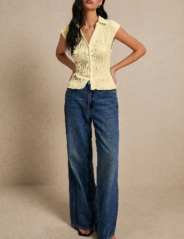 Camasa Poeselle, galben