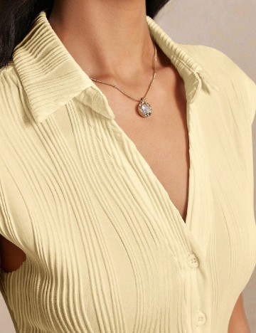 Camasa Poeselle, galben