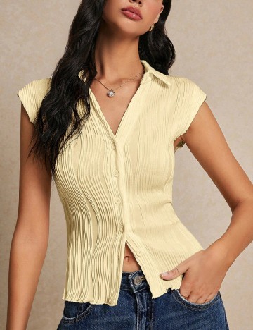 Camasa Poeselle, galben