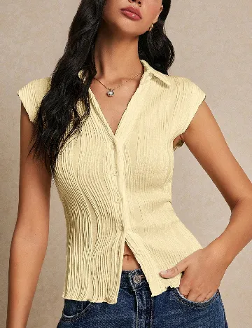 Camasa Poeselle, galben