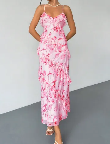 Rochie lunga SHEIN, roz