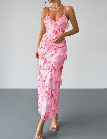 Rochie lunga SHEIN, roz