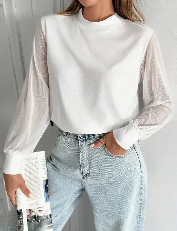 Bluza SHEIN, alb