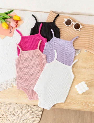 Set body 5 bucati Shein Kids, mix culori