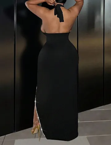 Rochie lunga SHEIN CURVE, negru