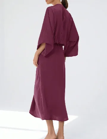 Rochie medie Aveloria, mov