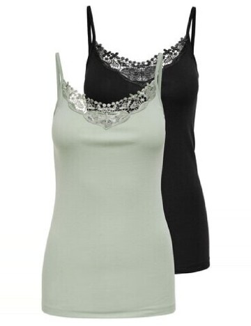 Set Maiouri 2 bucati Only, verde/negru