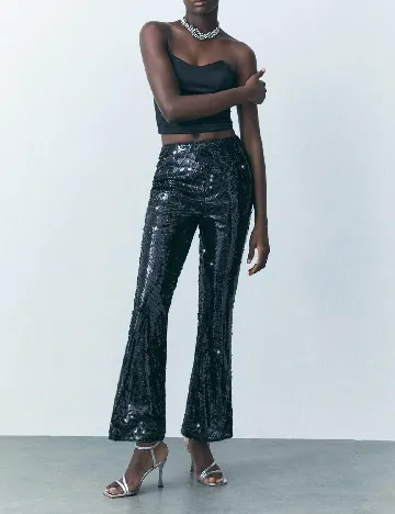 Pantaloni SHEIN, negru