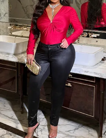 Bluza SHEIN CURVE, rosu