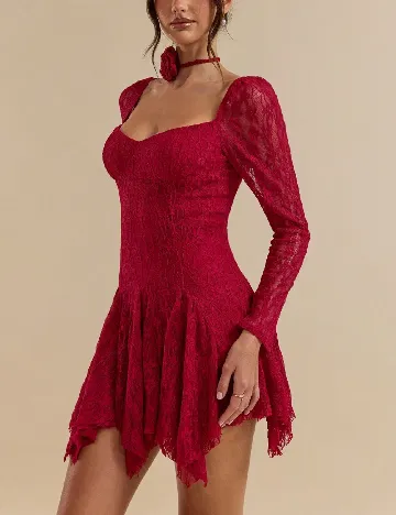 Rochie scurta SHEIN, rosu