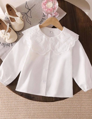 Camasa Shein Kids, alb