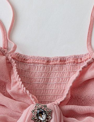 Rochie lunga SHEIN CURVE, roz