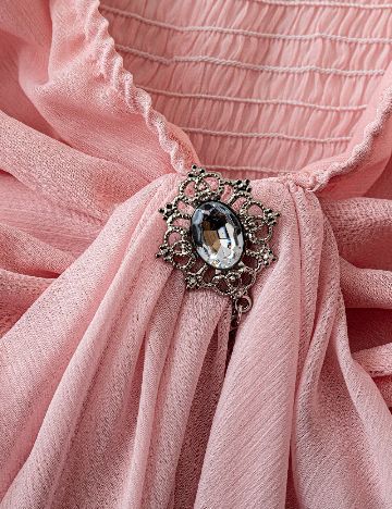 Rochie lunga SHEIN CURVE, roz