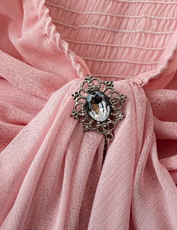 Rochie lunga SHEIN CURVE, roz