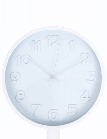Ceas de perete ACTION, alb