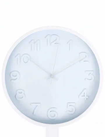 Ceas de perete ACTION, alb