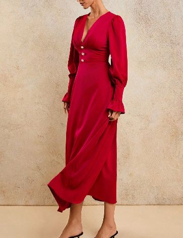 Rochie lunga SHEIN, rosu