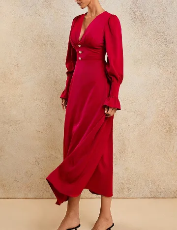 Rochie lunga SHEIN, rosu