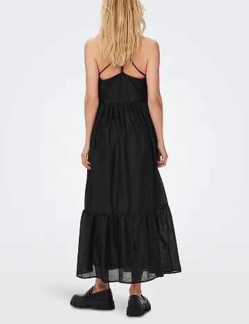 Rochie lunga Only, negru