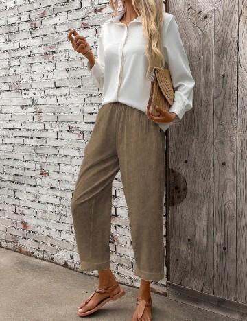 Pantaloni SHEIN, kaki