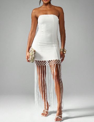 Rochie scurta Missguided, alb