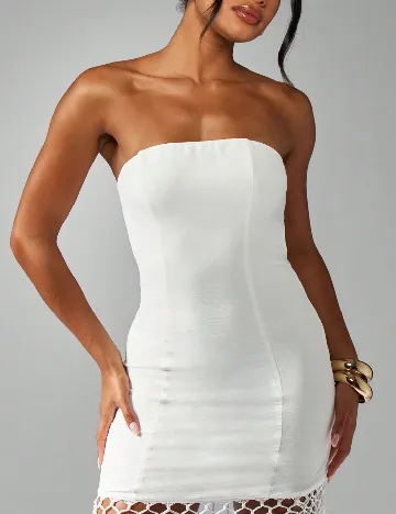 Rochie scurta Missguided, alb