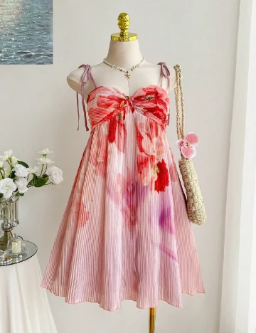 Rochie scurta SHEIN CURVE, mix culori