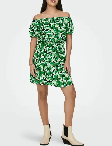 Rochie scurta Jacqueline de Yong, verde