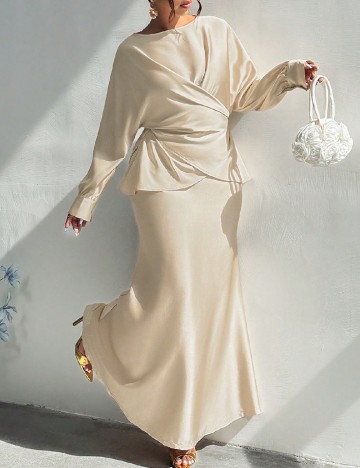 Compleu SHEIN CURVE, crem