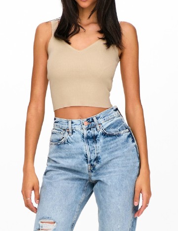 Top Jacqueline de Yong, crem