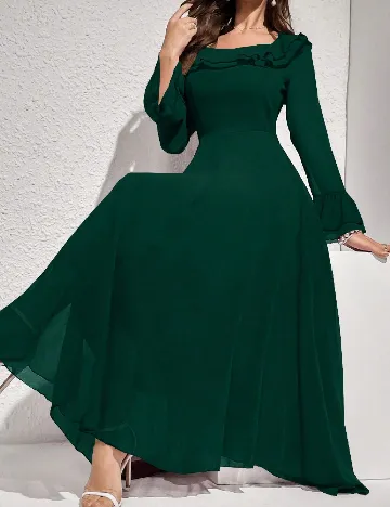 Rochie lunga SHEIN, verde