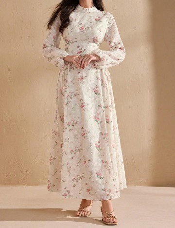 Rochie lunga SHEIN, ecru