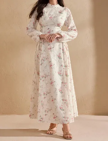 Rochie lunga SHEIN, ecru