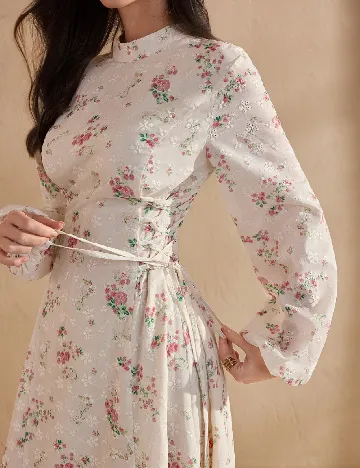 Rochie lunga SHEIN, ecru