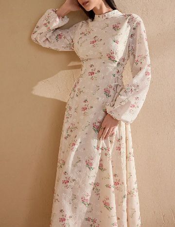 Rochie lunga SHEIN, ecru