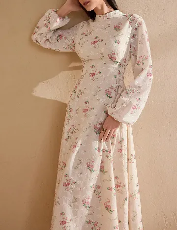 Rochie lunga SHEIN, ecru