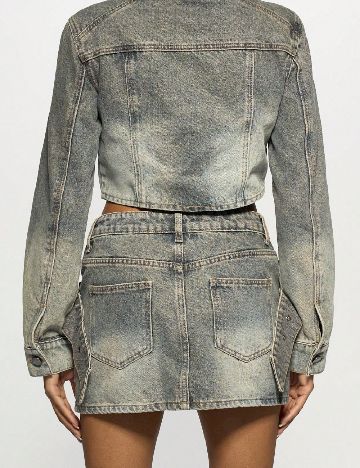 Fusta Missguided, albastru