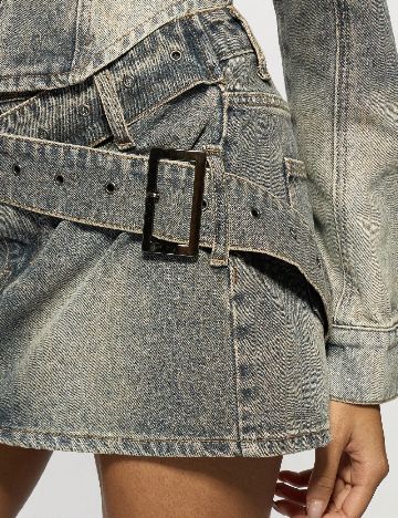 Fusta Missguided, albastru