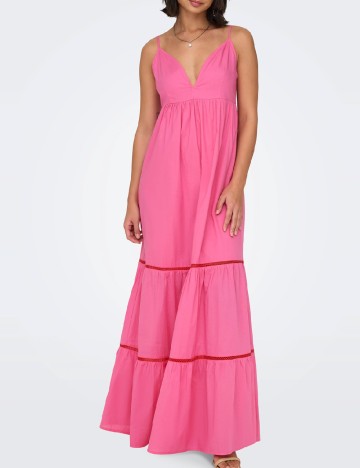 Rochie lunga Only, roz