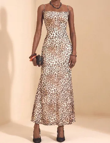 Rochie lunga SHEIN, animal print