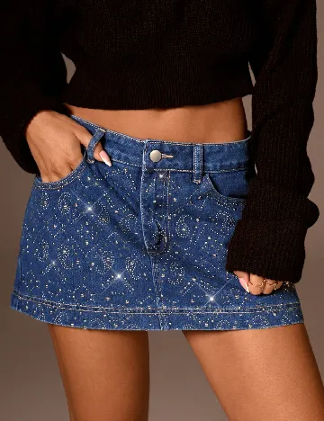 Fusta pantalon Avantive, albastru