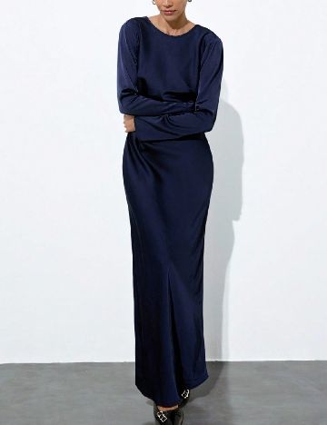 Rochie lunga SHEIN, bleumarin