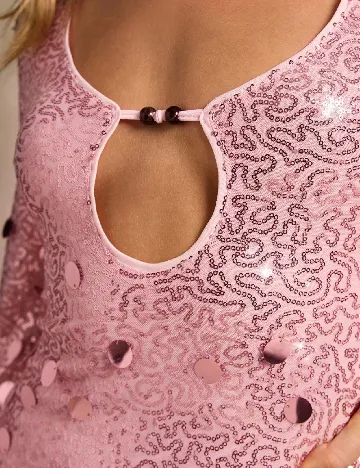 Rochie scurta SHEIN, roz