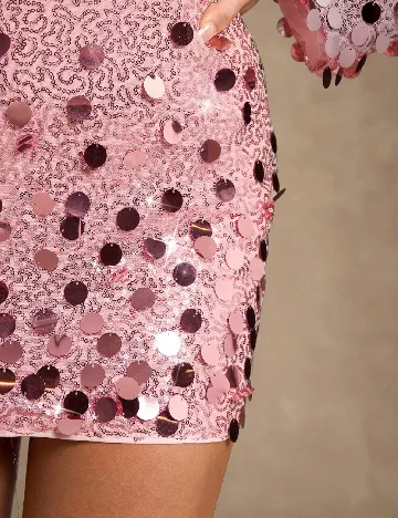 Rochie scurta SHEIN, roz