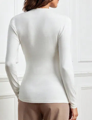 Bluza SHEIN Maternity, alb