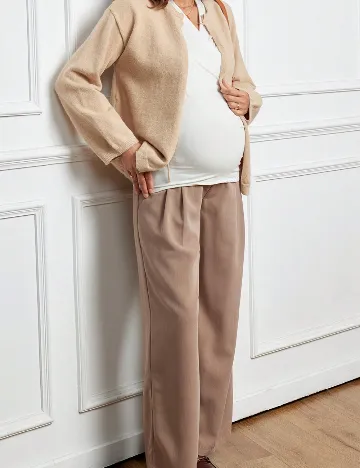 Bluza SHEIN Maternity, alb