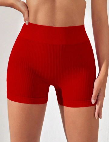 Pantaloni scurti SHEIN, rosu